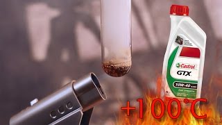 Castrol GTX 10W40 Jak czysty jest olej silnikowy Test powyżej 100°C [upl. by Venn716]