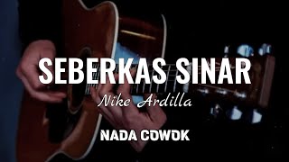 Seberkas Sinar  Nike Ardilla  Karaoke Akustik   Nada Cowok  Male [upl. by Thomasa115]