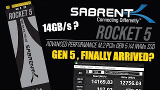 Sabrent Rocket 5 Gen5 14GBs SSD Revealed  CES 2024 [upl. by Osbourn69]