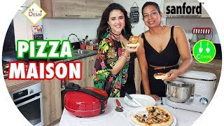 RECETTE  PIZZA MAISON AVEC LE PIZZA MAKER feat Anastasia Duval  Sabrina de C COOK 🇲🇺 [upl. by Topper275]