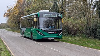 Full journey on NCT 308 on the Green Line 11C from Holme Pierrepont to Victoria Centre [upl. by Barabbas]