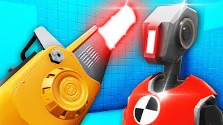 THE FINAL WEAPON vs ARMORED ROBOT DUMMY IN RAGE ROOM VR Rage Room Virtual Reality Funny Gameplay [upl. by Enilrek]