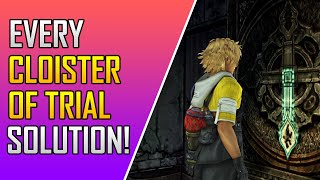 Solution to Every Temple Trial  Destruction Sphere Treasure  Final Fantasy X HD Remaster Guide [upl. by Sloan754]