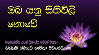 41 ඔබ යනු සිතුවිලි නොවේ  උපුටාගත් කෙටි දෙසුම්  Nilambe [upl. by Aidul]