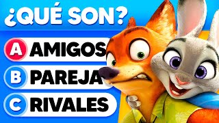 ¿Cuánto Sabes de ZOOTOPIA 🐰❤️🦊 Nick y Judy  Chica TriviaTestQuiz de Pelicula Zootopia 1 [upl. by Mather]