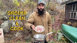 How to Fillet a Grouse Debone  Cooking Ruffed Grouse [upl. by Elleraj]