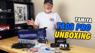 Tamiya TA08 PRO Competition Touring Car Unboxing  CompetitionX [upl. by Hajidahk848]