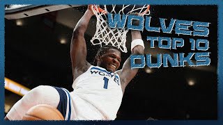 Minnesota Timberwolves Top 10 Dunks EVER [upl. by Marron750]