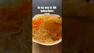 Easy Glass Noodles recipe 🍜 cooking food foodhacks recipe shorts fyp trending viral asmr [upl. by Harsho]