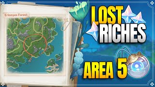 Treasure Area 5  Lost Riches Day 5 【Genshin Impact】 [upl. by Ecirrehs]