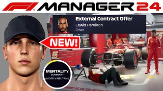 F1 Manager 24 NEW GAMEPLAY AI Poach YOUR DriversStaff Pitlane Order Change Sim Races amp More [upl. by Nagn]