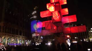 Bruxelles Noël 2012 GrandPlace  GEORGE WINSTON  Minstrels amp The Carol Of The Bells [upl. by Afital640]