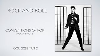 Rock and Roll  Conventions of Pop  OCR GCSE Music [upl. by Bridge]