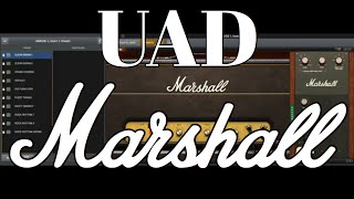 UAD Marshall Plexi Classic Overview [upl. by Waller]