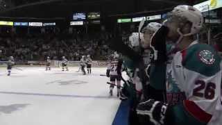 Kelowna Rockets Avenge Madison Boweys Broken Nose [upl. by Champagne]