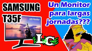 Samsung T35F  Un monitor para largas jornadas  Unboxing y Review [upl. by Nonnad]