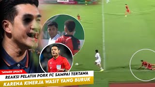 Tak Terima Asnawi Di Curangi  Lihat Kemarahan pelatih Port FC Bela Asnawi Mati Matian [upl. by Hsetim]