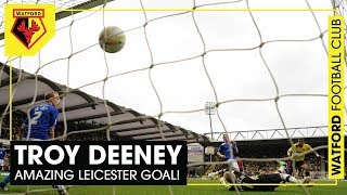 TROY DEENEY  AMAZING LASTMINUTE GOAL V LEICESTER SENDS WATFORD TO WEMBLEY [upl. by Becka]