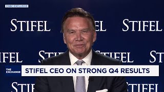 Stifel Financial CEO Ron Kruszewski on strong Q4 results [upl. by Lemaj690]