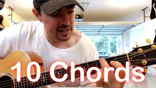 10 Chords Beginner Guitar Players Should Learn First  Matt McCoy [upl. by Mot]