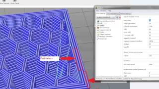 RepetierHost 切層軟件教學  第五課 infil and speed [upl. by Lempres]