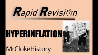 GCSE Rapid Revision Hyperinflation in Germany [upl. by Libbna]