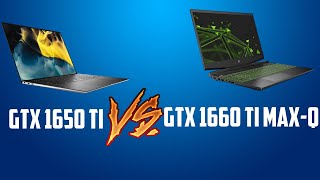 GTX 1660 Ti MaxQ VS GTX 1650 Ti Laptop GPU Benchmark in 10 Games [upl. by Sophi]