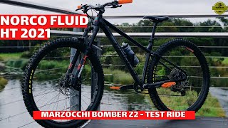 Marzocchi Bomber Z2 on a Norco Fluid HT 2021  Marzocchi Bomber Z2 Test Ride at Hornsby MTB Trails [upl. by Ahsirat]