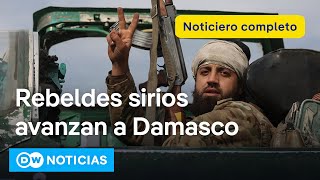 🔴 DW Noticias 6 diciembre Rebeldes sirios avanzan en dirección a Damasco Noticiero completo [upl. by Edithe]