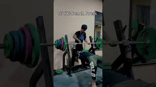 95 KG Bench Press At 70 KG Bodyweight Naturally  bench press  chest workout  Shorts [upl. by Hanae]