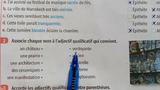 Mes apprentissages en fr6AP page 3031 ladjectif qualificatif épithète ou attribut [upl. by Noseyt]