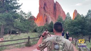 Running with Fort Carson soldiers in quotbest squad competitionquot [upl. by Gearard67]