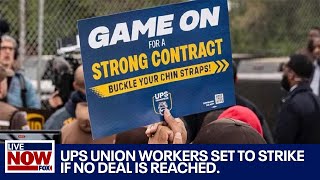 UPS union strike looms after Teamsters and the company cant agree on deal  LiveNOW from FOX [upl. by Goles]