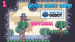 Creating the Player Scene in your first Godot Game [upl. by Notfol690]