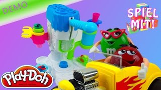 Play Doh Eismaschine deutsch demo mit MampMs Hot Rod Eis Softeis Softeismaschine Eisknete Kneteis [upl. by Eiduj810]