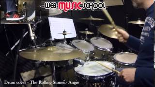 The Rolling Stones  Angie  DRUM COVER [upl. by Drews]