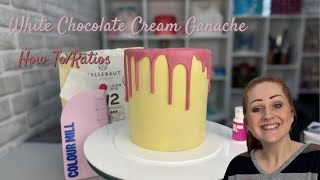 Mastering White Chocolate Ganache The Ultimate Guide And Ratios [upl. by Latrell]