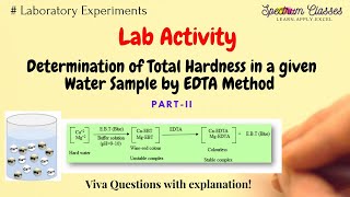 Viva Questions of EDTA Experiment  Chemical Structure and properties of EBT and EDTA  Easy explain [upl. by Abroms]