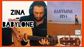 Babylone  Zina loop cover guitar instrumental 2021 [upl. by Eilraep33]