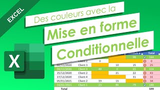 Excel colorier automatiquement des cellules ou des lignes entières [upl. by Lsil]