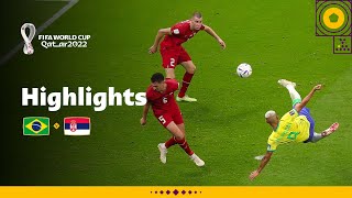 STUNNING Richarlison goal  Brazil v Serbia highlights  FIFA World Cup Qatar 2022 [upl. by Ecinuahs]