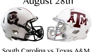 South Carolina Gamecocks  Texas AampM Hype up [upl. by Nauquf]