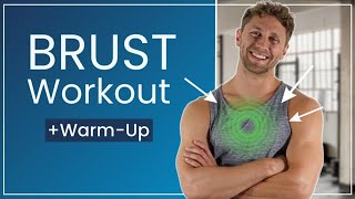 8 Minuten Brust Workout für einen starken Oberkörper l Ohne Geräte [upl. by Amlez]