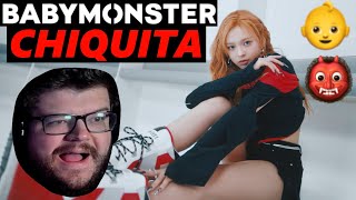 👶 GET READY FOR BABYMONSTER TO TAKE OVER MY CHANNEL 👹 BABYMONSTER  VISUAL FILM  CHIQUITA REACTION [upl. by Aniroz]