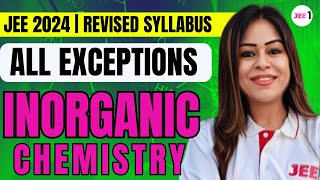 All Exceptions of Inorganic Chemistry  jee2024 inorganicchemistry jeechemistry  Monica Bedi [upl. by Eudora]