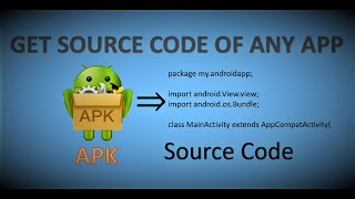 How to get the source code of ANY app  APK reverse engineering  Java decompiling  Tutorial [upl. by Essirehc694]