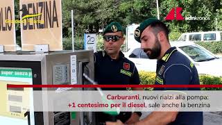 Carburanti gli aumenti dei prezzi benzina e diesel in Italia [upl. by Hadwin]