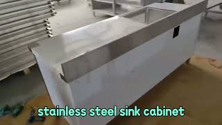 stainless steel sink cabinet [upl. by Colon]