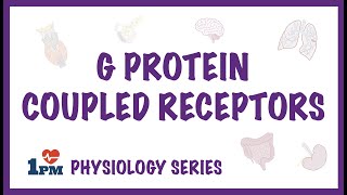 G Protein Coupled Receptors GPCRs  Structure Mechanism of Action [upl. by Roda191]