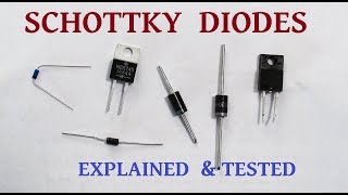 Understanding Schottky diodes with bench tests [upl. by Mandel296]